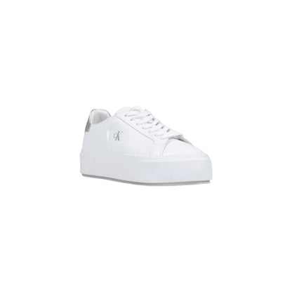 CALVIN KLEIN Sneakers Donna Bianche Pelle YW0YW01929