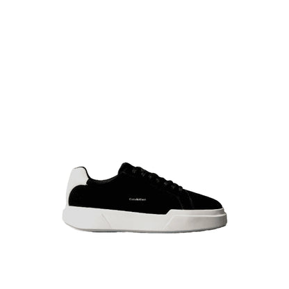 CALVIN KLEIN Sneakers Avenue in Camoscio Nero con logo CK 