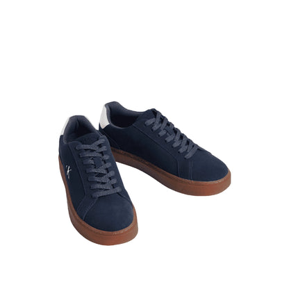CALVIN KLEIN Sneakers Baseline in Camoscio Blu con Logo 