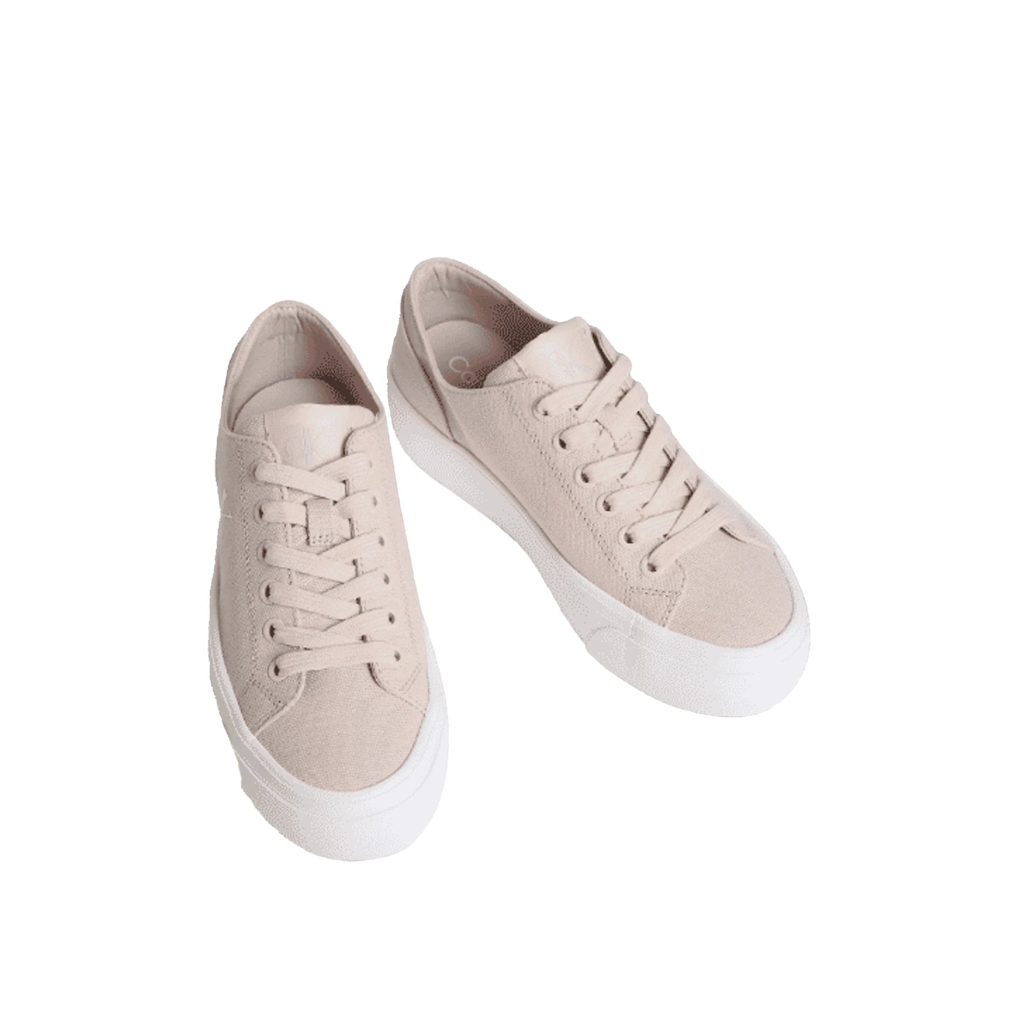 CALVIN KLEIN Graz Sneakers Tela Plateau Logo Donna