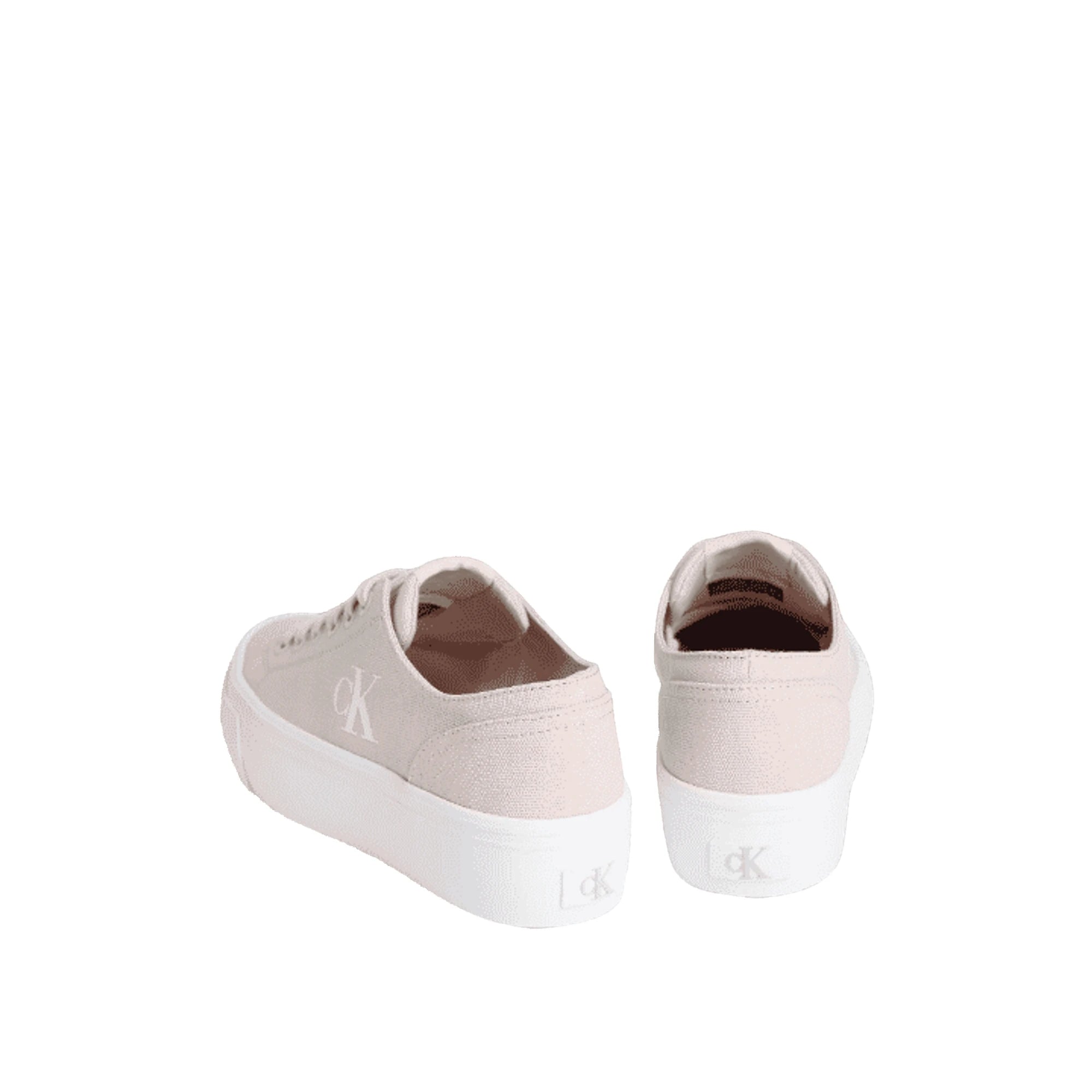 CALVIN KLEIN Graz Sneakers Tela Plateau Logo Donna