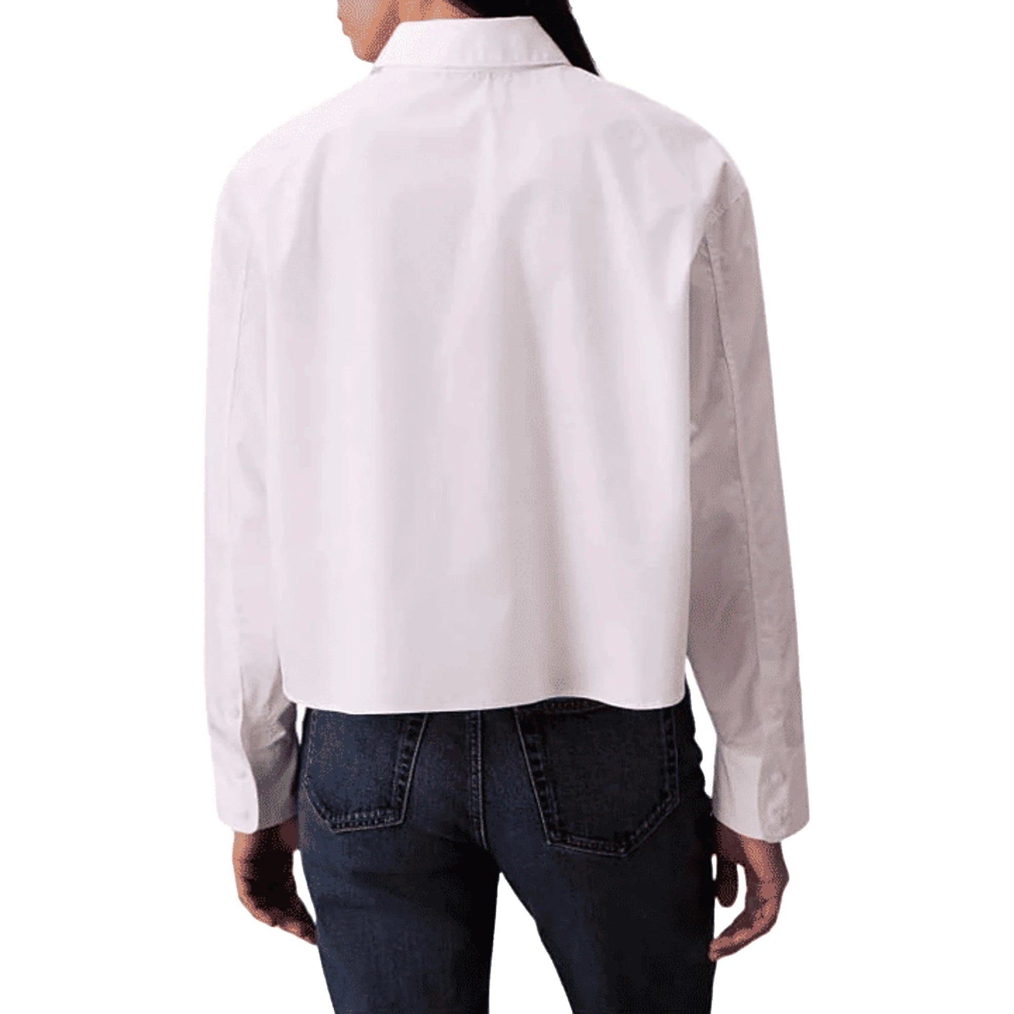 CALVIN KLEIN Camicia Cropped Boxy Donna