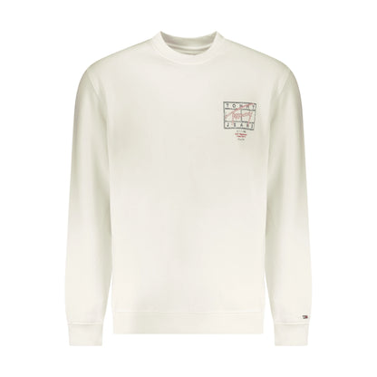 TOMMY HILFIGER Felpa Girocollo Uomo Stampa Logo Cotone