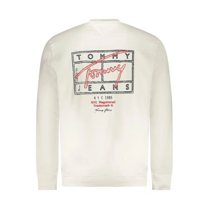 TOMMY HILFIGER Felpa Girocollo Uomo Stampa Logo Cotone