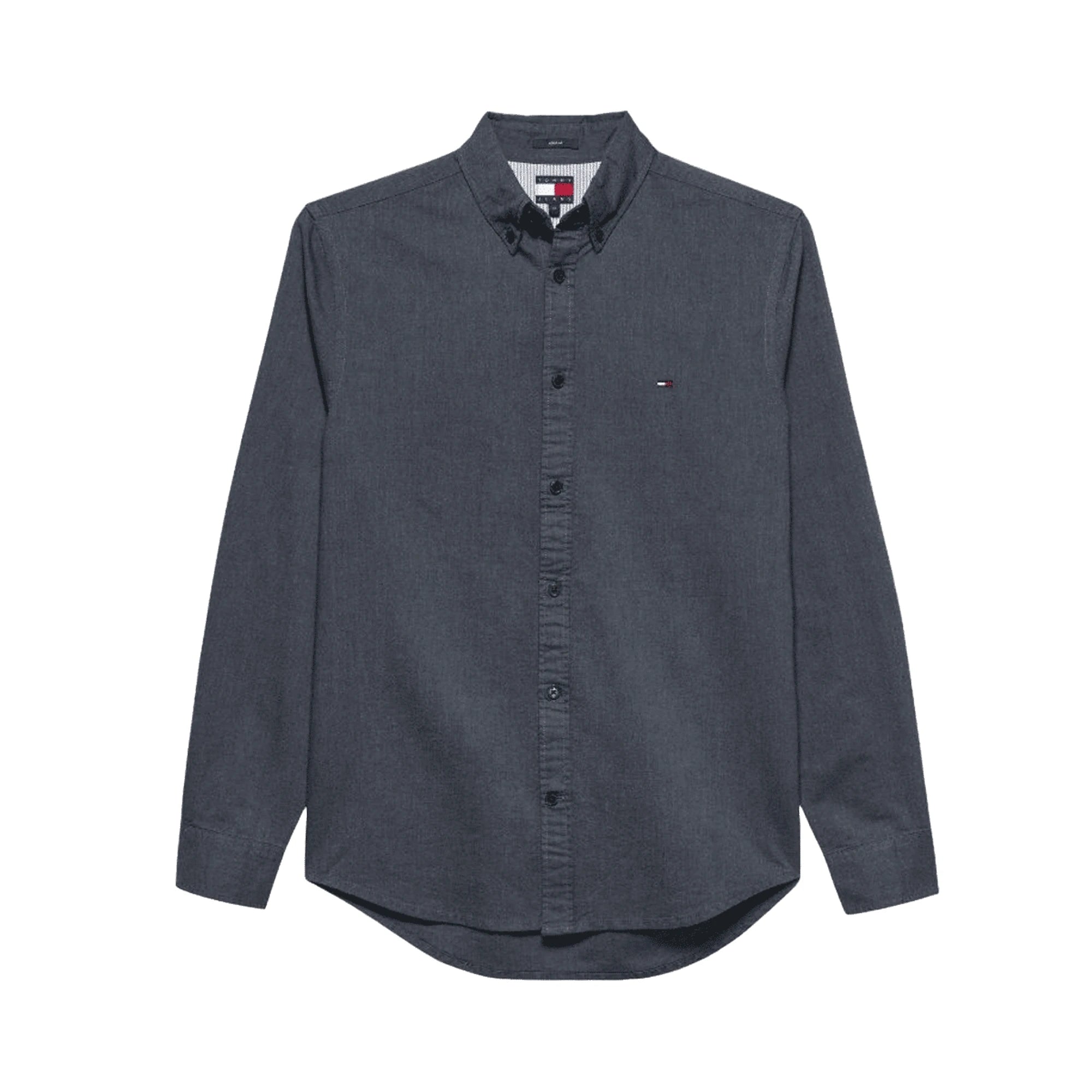 TOMMY HILFIGER Camicia Uomo Button-Down Tinta Unita