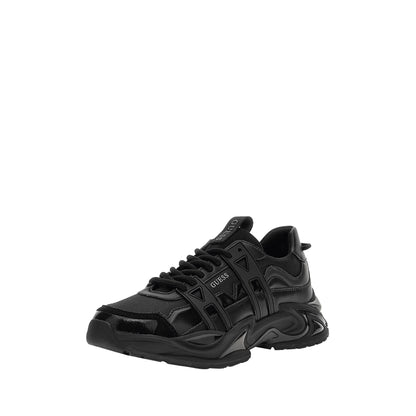 GUESS Sneaker Belluno Misto Pelle Nera Uomo