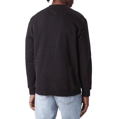 TOMMY HILFIGER Felpa Uomo Girocollo Logo Ricamato