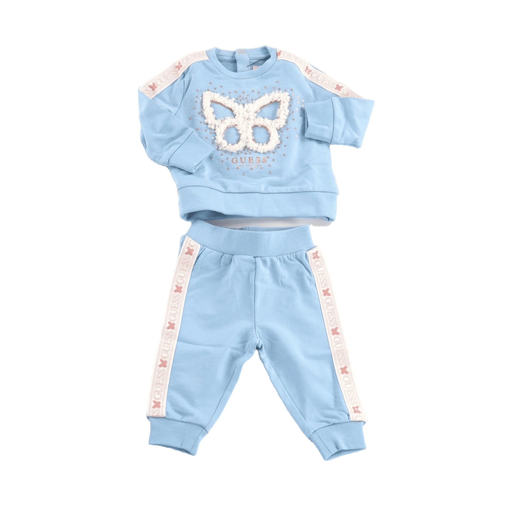 GUESS Set Felpa e Pantalone Bambina Cotone