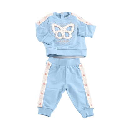 GUESS Set Felpa e Pantalone Bambina Cotone