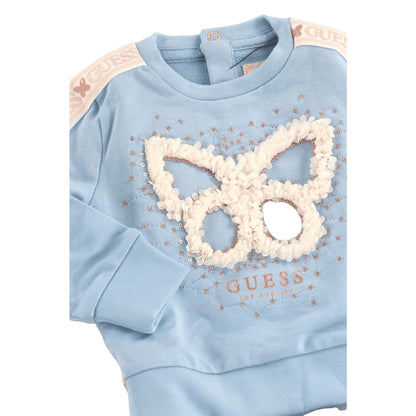 GUESS Set Felpa e Pantalone Bambina Cotone