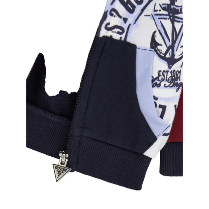 GUESS Set Felpa e Jogger con Cappuccio in Cotone