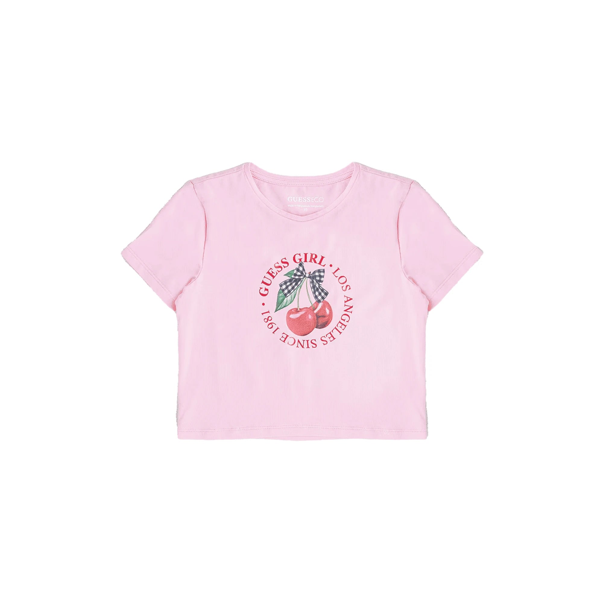 GUESS T-shirt Corta Stampa Logo Bambina