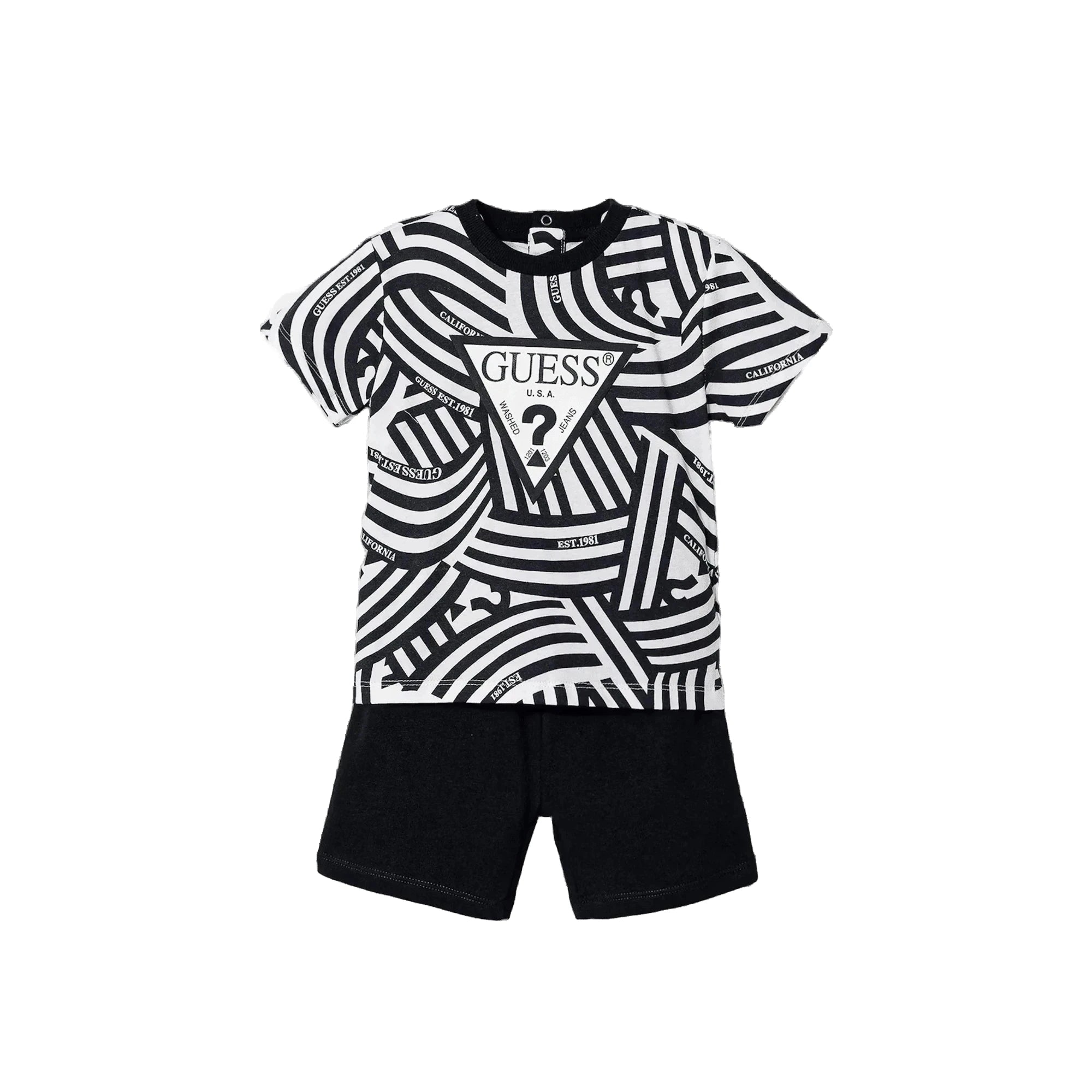 GUESS Completo Cotone Neonato Set 2 Pezzi Morbido