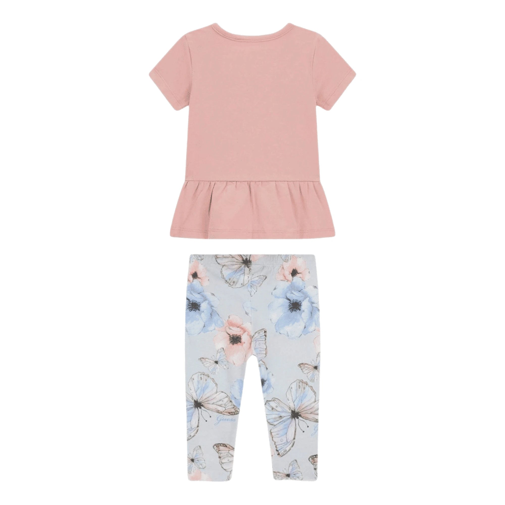 Completo neonata T-shirt e Leggings Cotone Organico