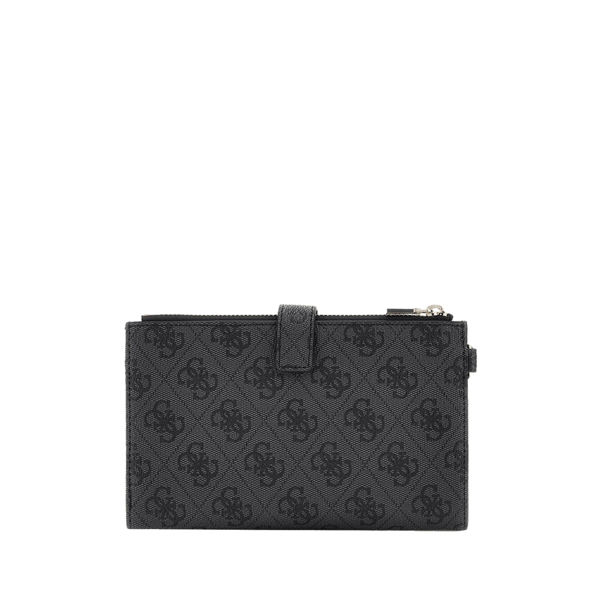 Portafoglio Laurel II Doppia Zip Grigio e Nero