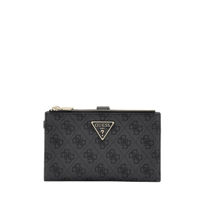 Portafoglio Laurel II Doppia Zip Grigio e Nero