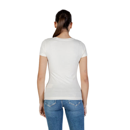 T-Shirt Bianca Donna SS CN LEO TRIANGLE TEE