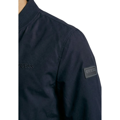Bomber Blu Stretch Packable Uomo con Zip