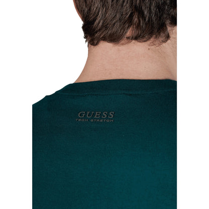 Maglia Uomo Verde Maniche Lunghe Scollo Tondo