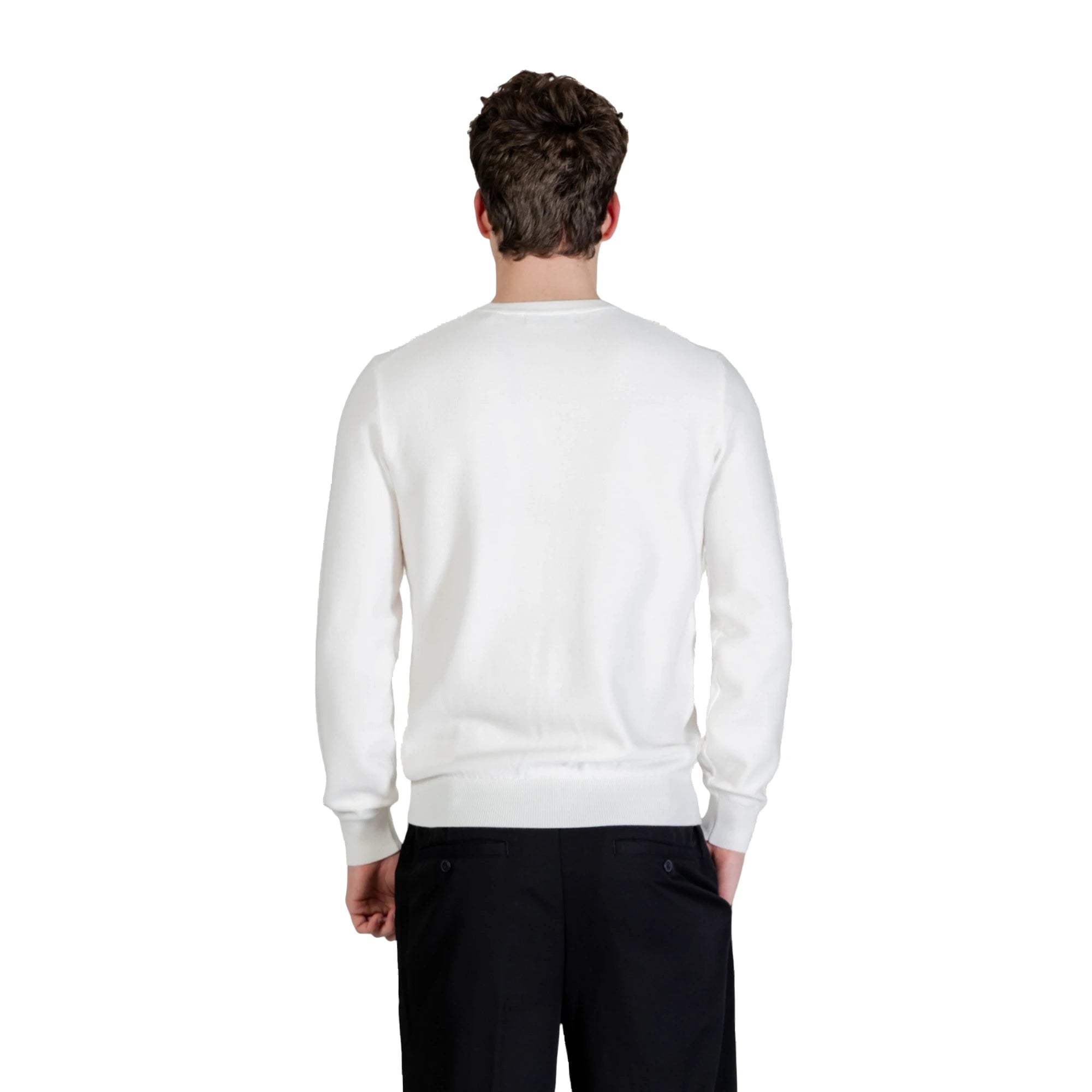 Maglia KARIM Girocollo Piquet Uomo Bianca