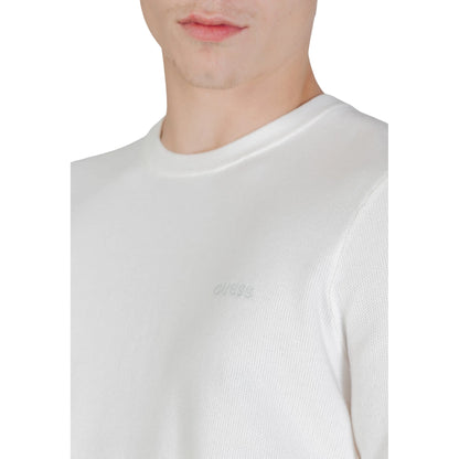 Maglia KARIM Girocollo Piquet Uomo Bianca