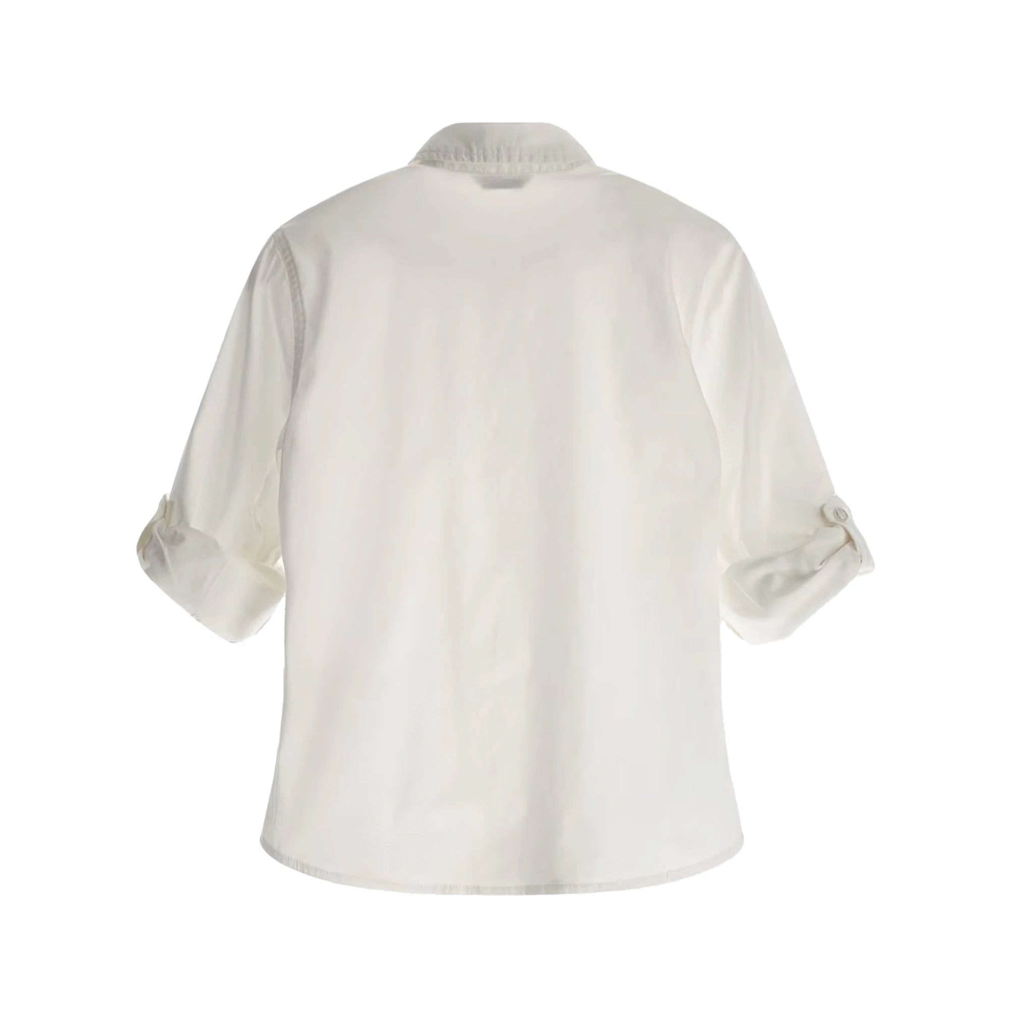 Camicia Bianca Bambino Cotone Stretch