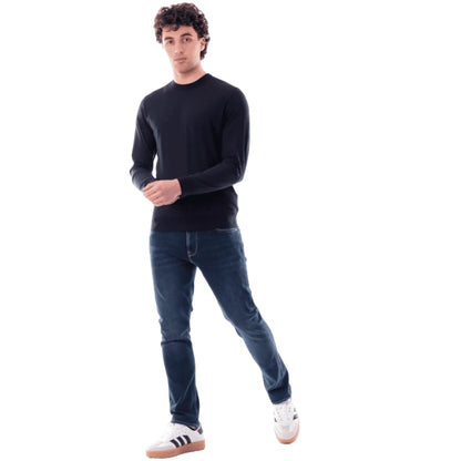Maglia Maniche Lunghe Uomo Kadir Tech Blu