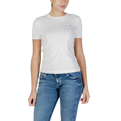 T-shirt Donna SONIA CN SS Maniche Corte bianca