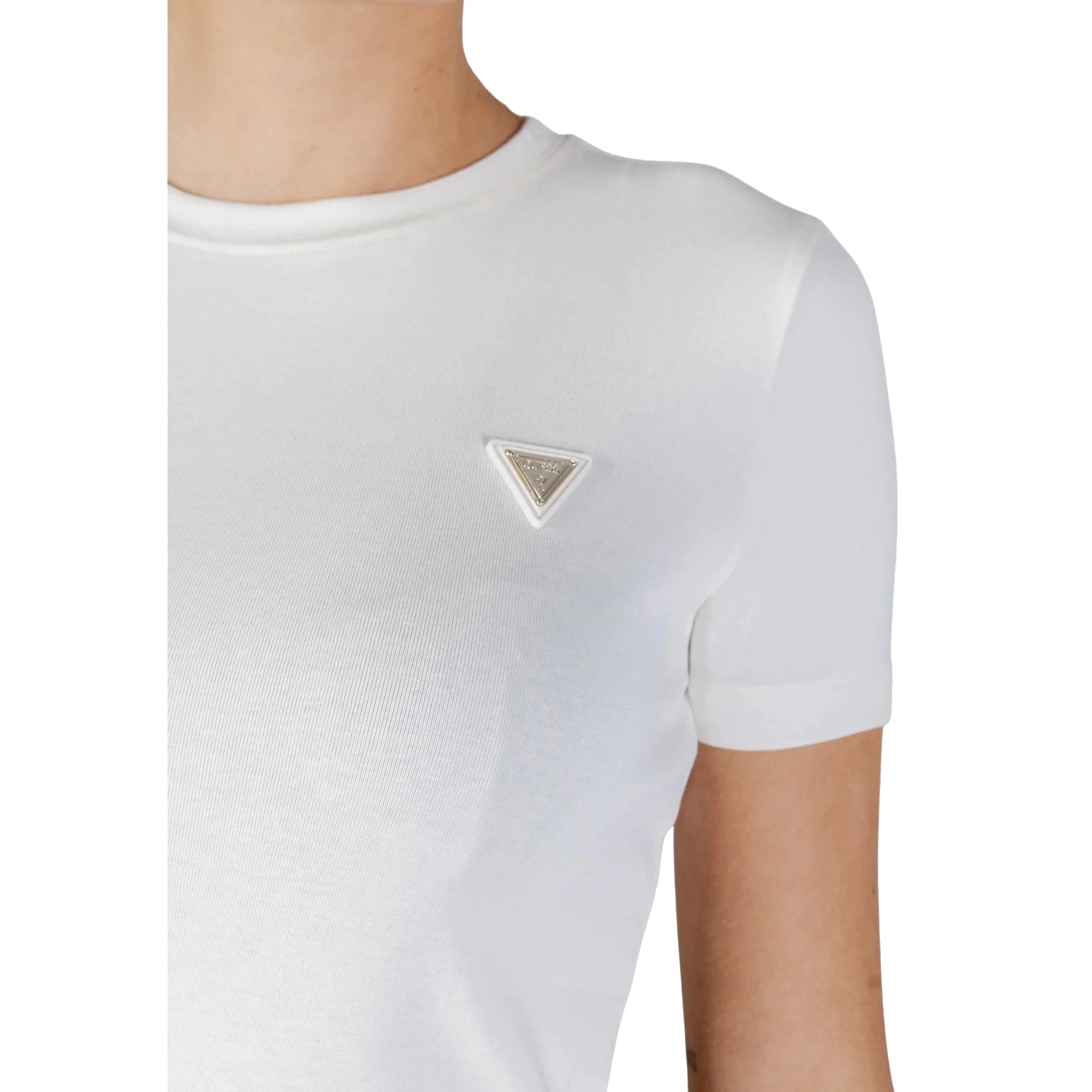 T-shirt Donna SONIA CN SS Maniche Corte bianca