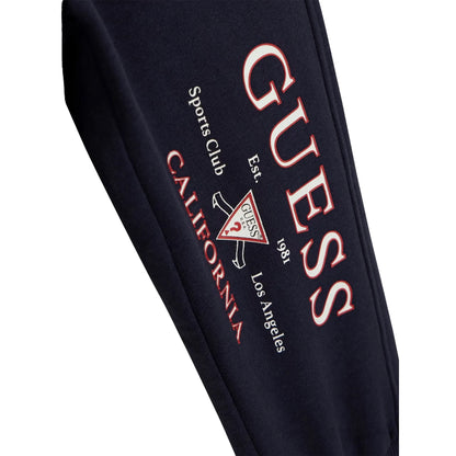 GUESS Set Felpa e Jogger in cotone con scritte multicolore 