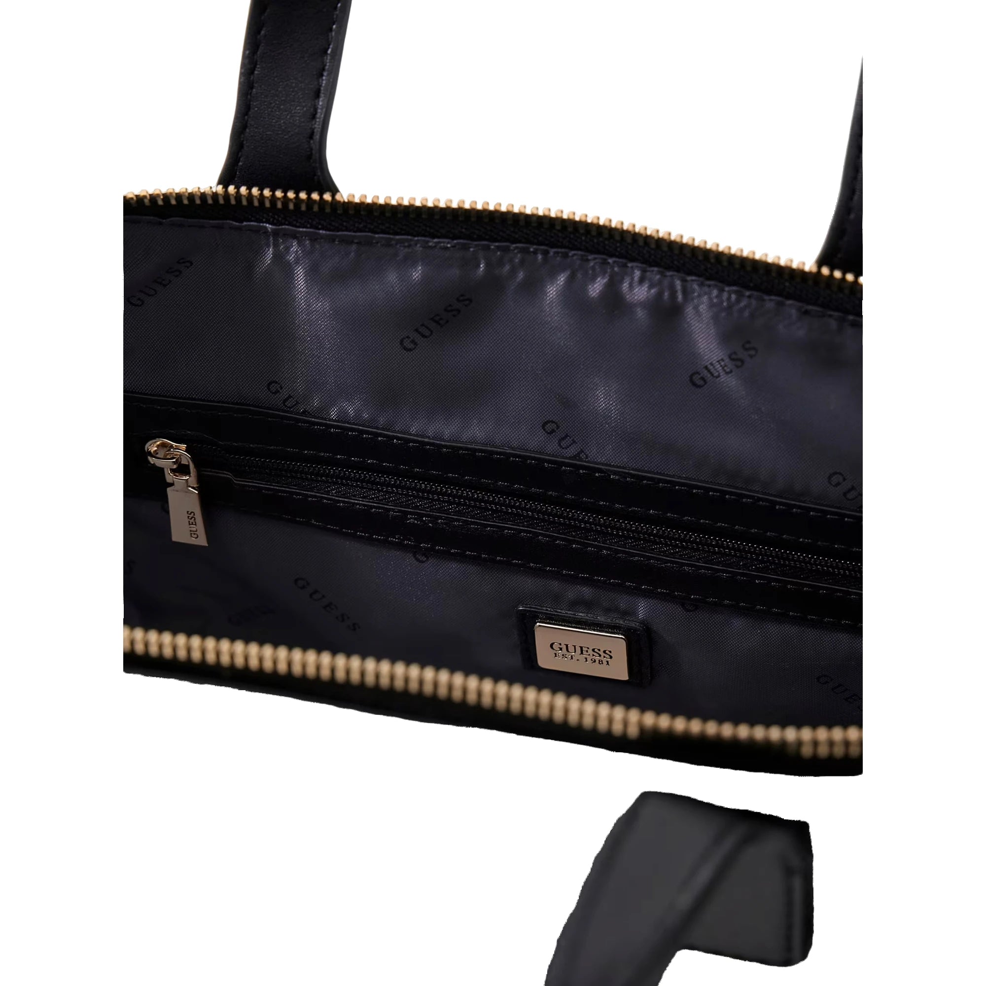 Borsa Follie Shopper in similpelle in nero