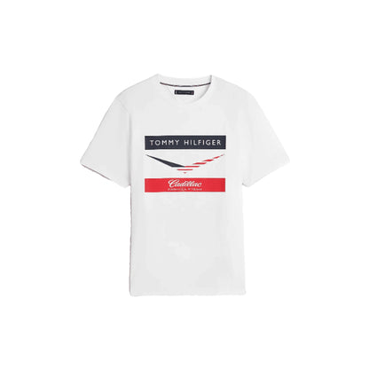 T-shirt TOMMY HILFIGER x Cadillac F1 Chevron in Cotone 