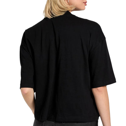 GUESS T-shirt da Donna Oversize in Cotone Biologico con logo