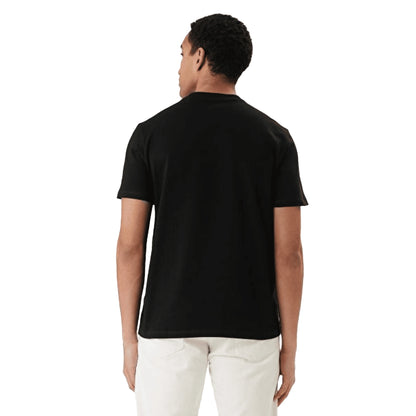 GUESS T-shirt da Uomo in Cotone Jersey con Logo Triangolo