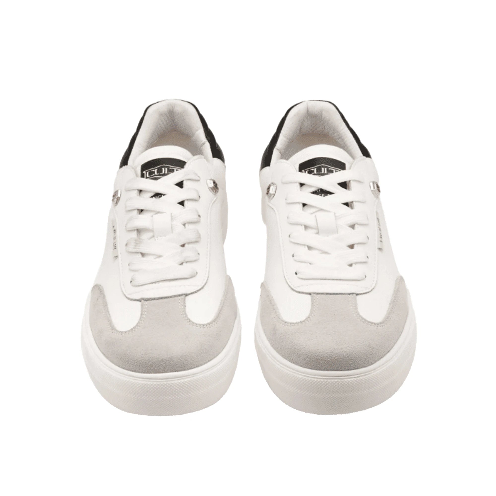 CULT SNEAKERS LEMMY in Pelle Bianca e Camoscio