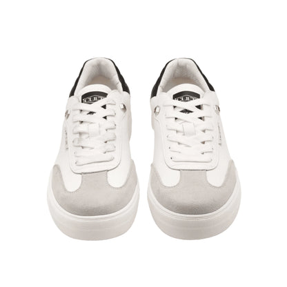 CULT SNEAKERS LEMMY in Pelle Bianca e Camoscio