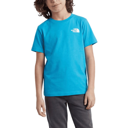 THE NORTH FACE T-Shirt Simple Dome Regular Blu Bambino