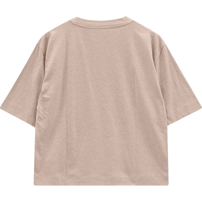 JEANNE BARET Maglietta Oversize Donna Echinacea Kaki