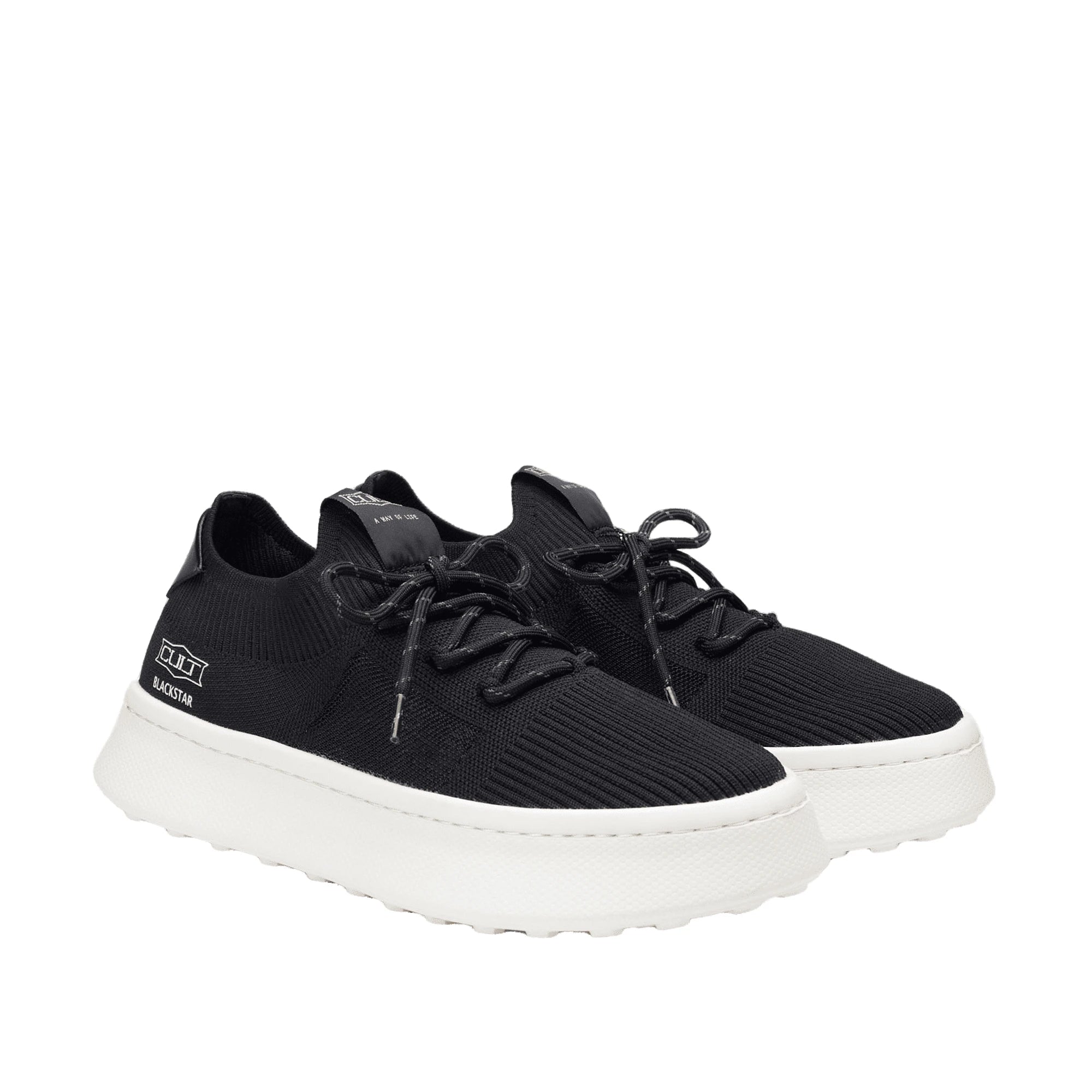CULT BLACKSTAR 4498 Sneaker Knit Uomo Nere