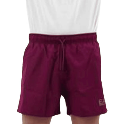 EMPORIO ARMANI EA7 Short Mare Uomo Bordeaux Poliestere