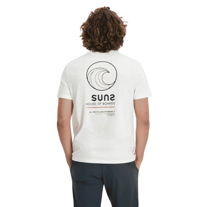 SUNS T-shirt Uomo Boards Paolo Fuji Wave Cotone