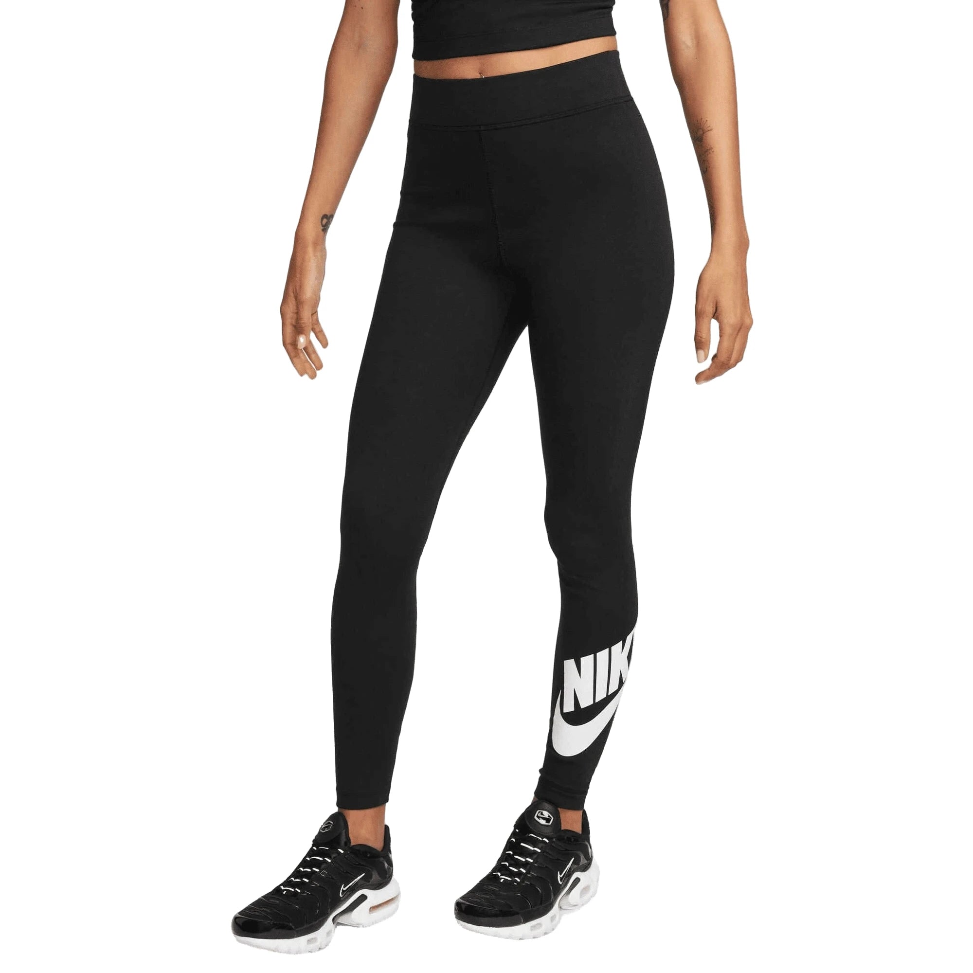 NIKE Leggings Sportswear Classics da Donna a Vita Alta con Logo