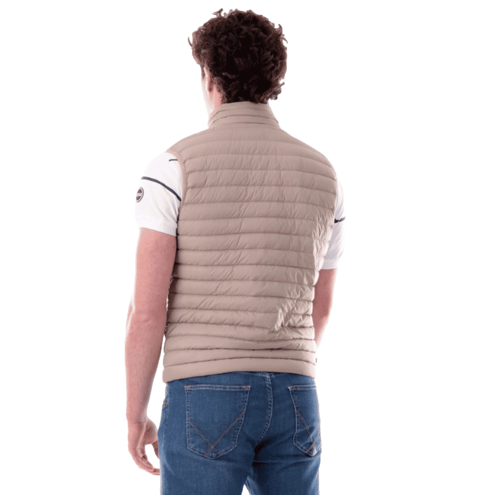 COLMAR Gilet Piumino Beige da Uomo