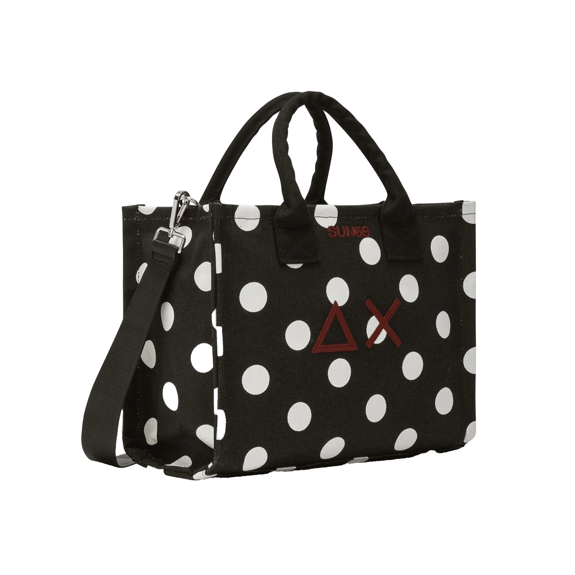 SUN68 Shopping Bag Canvas Nero Donna