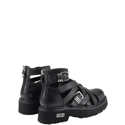 CULT Sandalo Donna SLASH 4694 in Pelle Nero