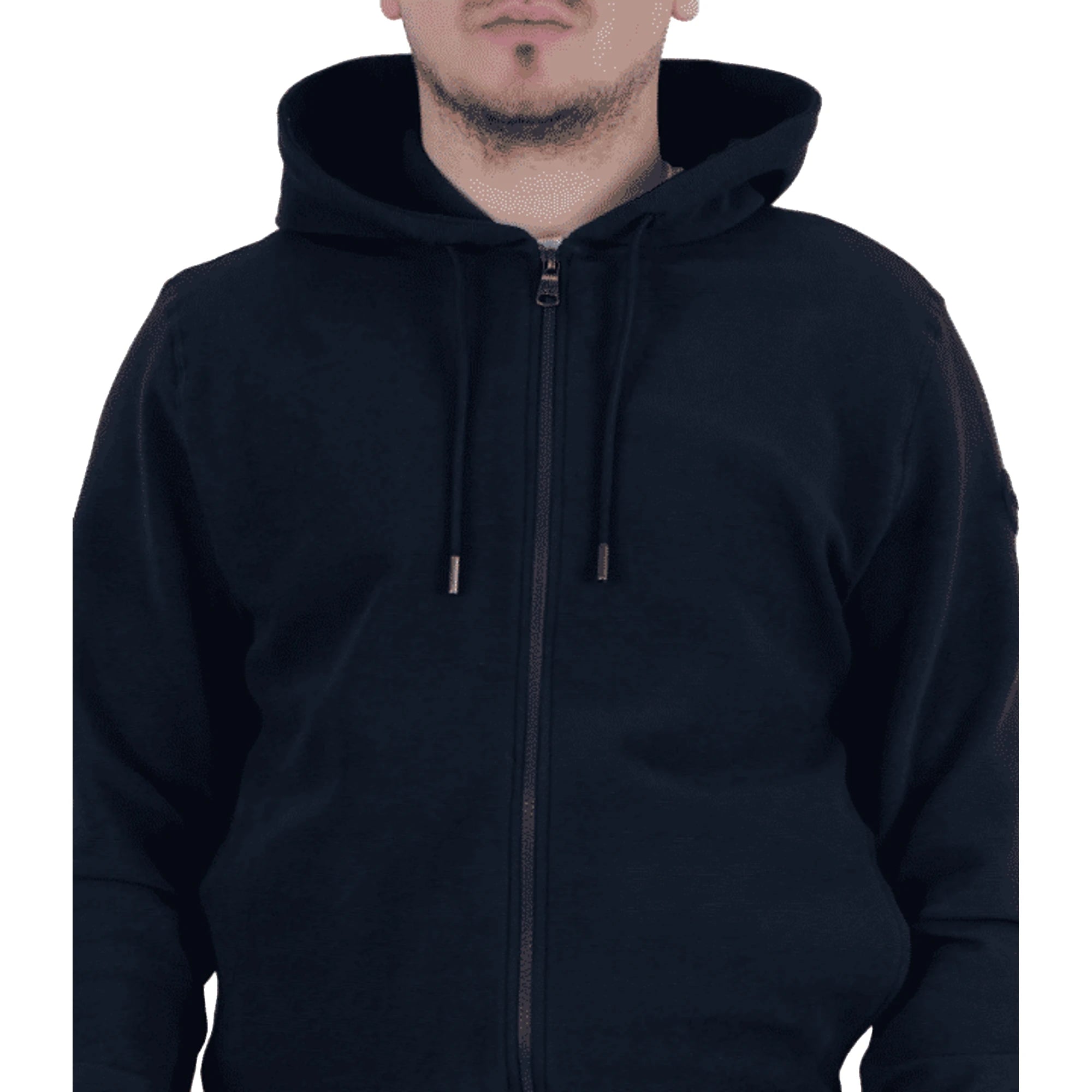 COLMAR Felpa Zip Uomo con Cappuccio Blu