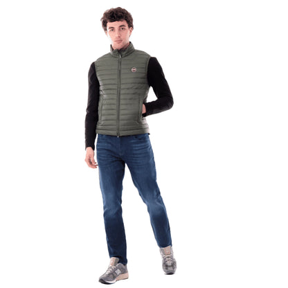 COLMAR Gilet Piumino Verde da Uomo 