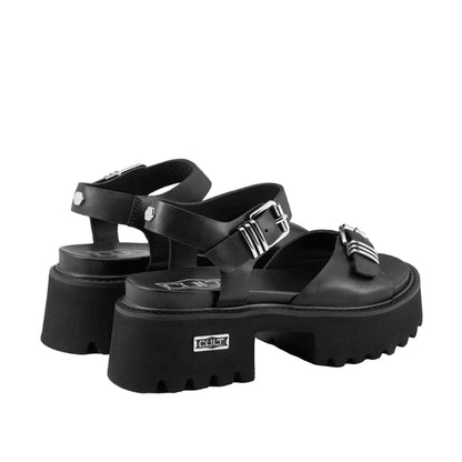 CULT Sandali CHER 4732 Platform Pelle Nera