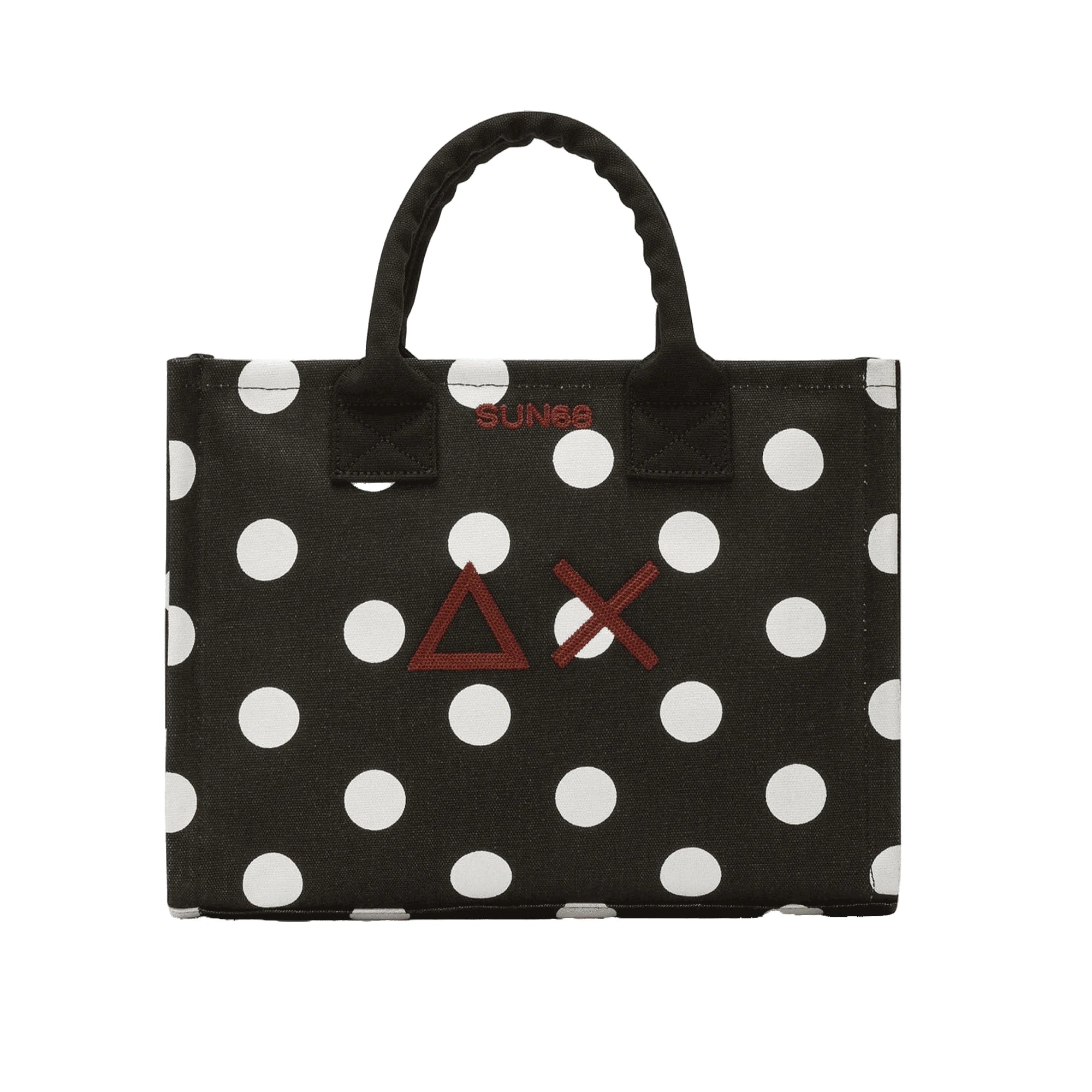 SUN68 Shopping Bag Canvas Nero Donna