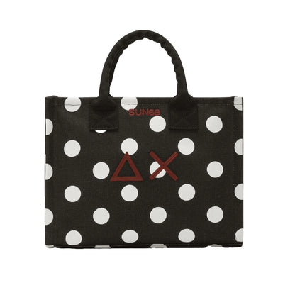 SUN68 Shopping Bag Canvas Nero Donna